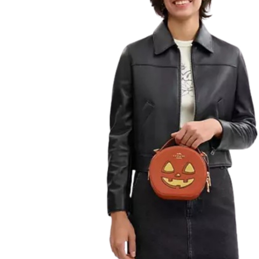 Coach Halloween Jack O Lantern Canteen Bag - Picture 7 of 12
